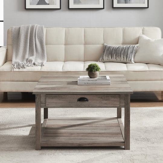 Coffee Table Grey Wash Carbin