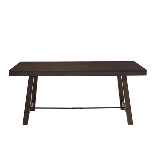 6 Seater Dining Table Brown Tierra