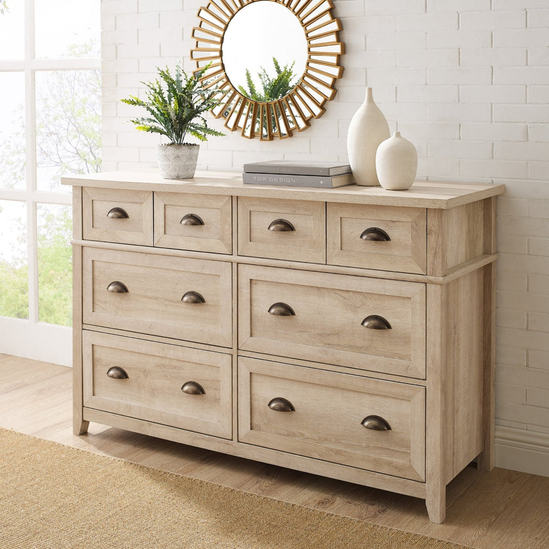 Drawer Chest White Oak Arashel