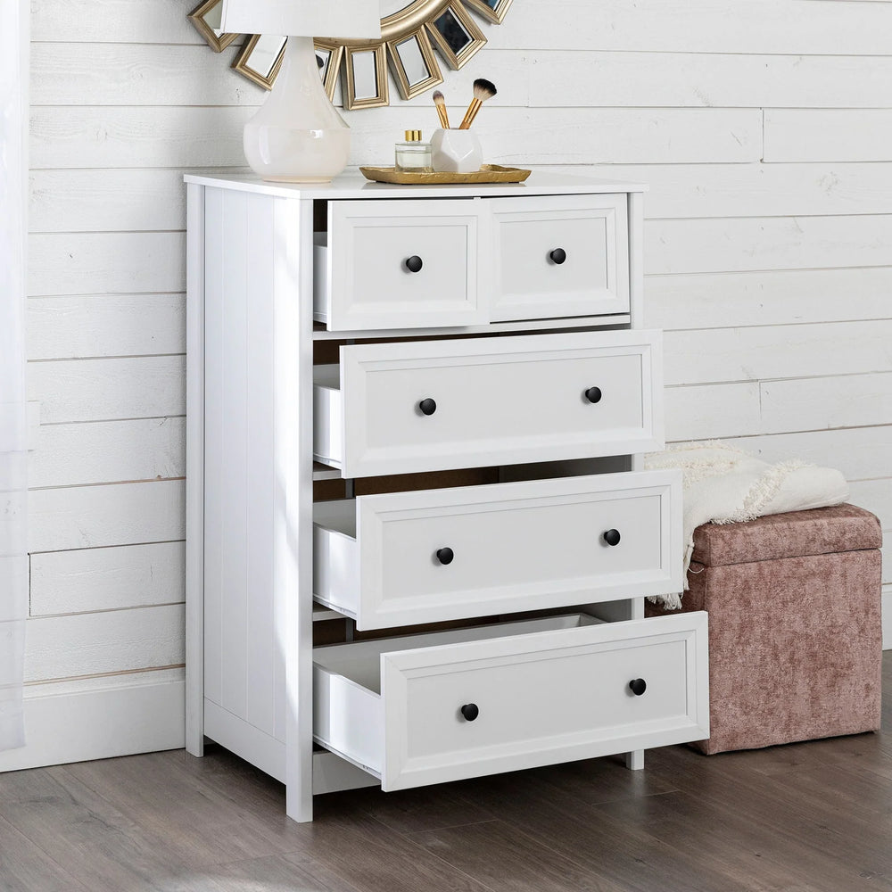 5 Drawer Chest White Oakland