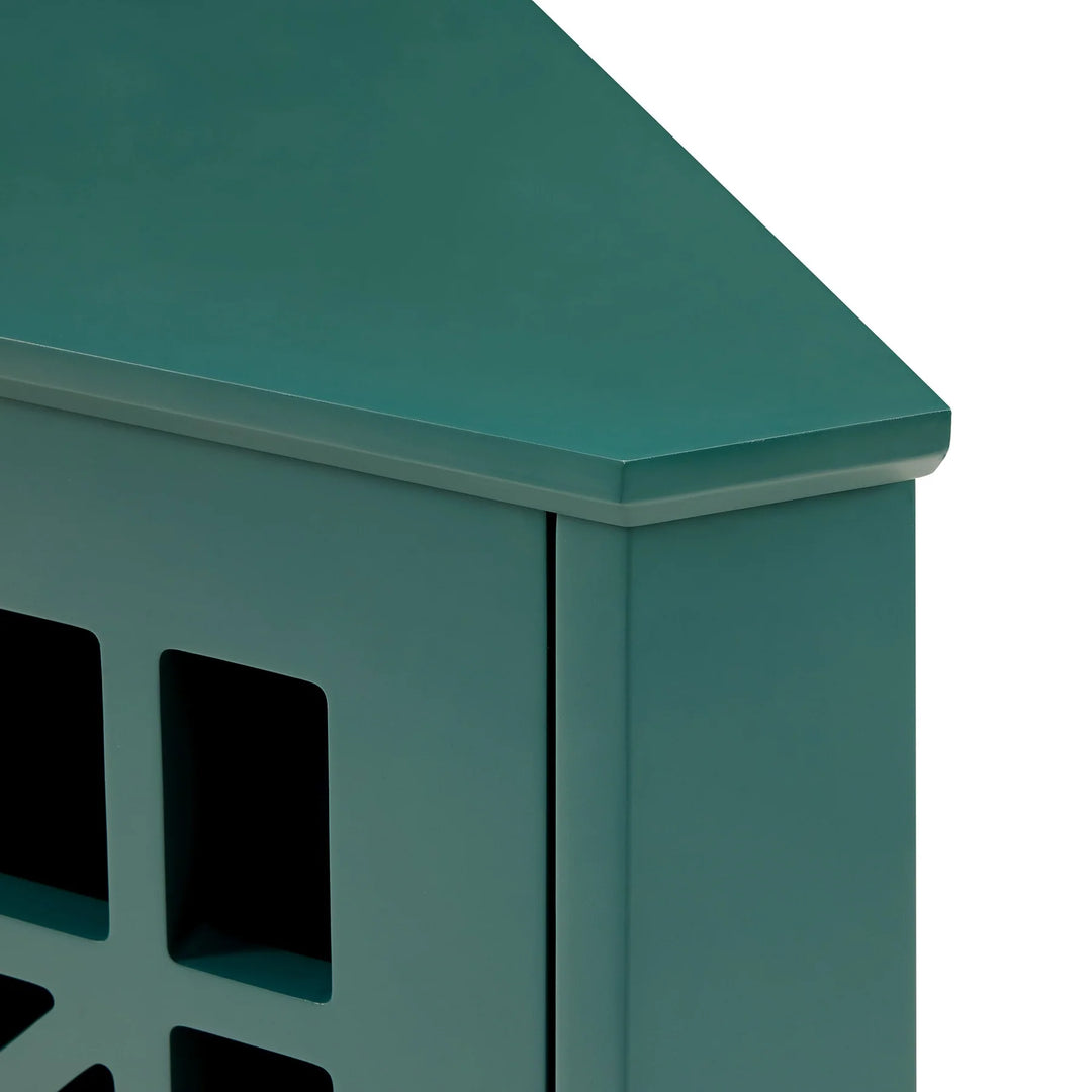 Corner Cabinet Dark Teal Malone