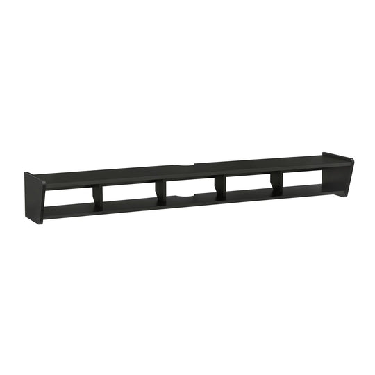 Floating TV Stand Solid Black Doyal
