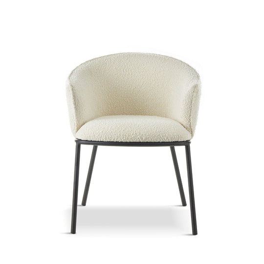 Dining Chair White Duke Boucle