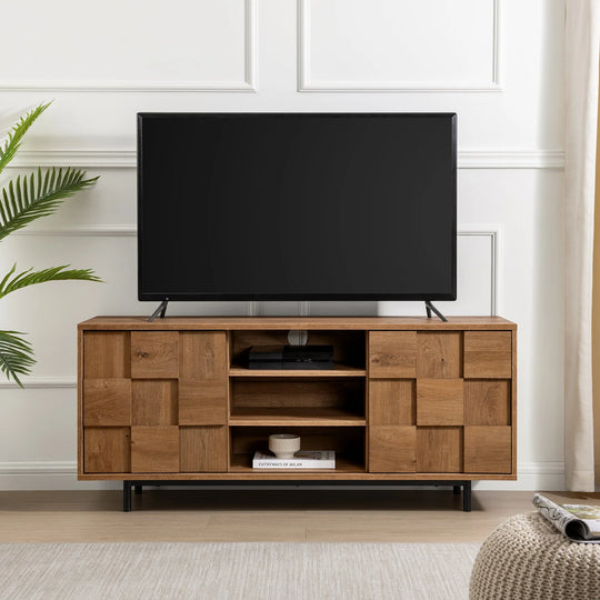 TV Stand English Oak Elson