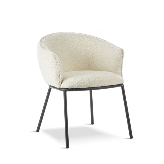 Dining Chair White Duke Boucle