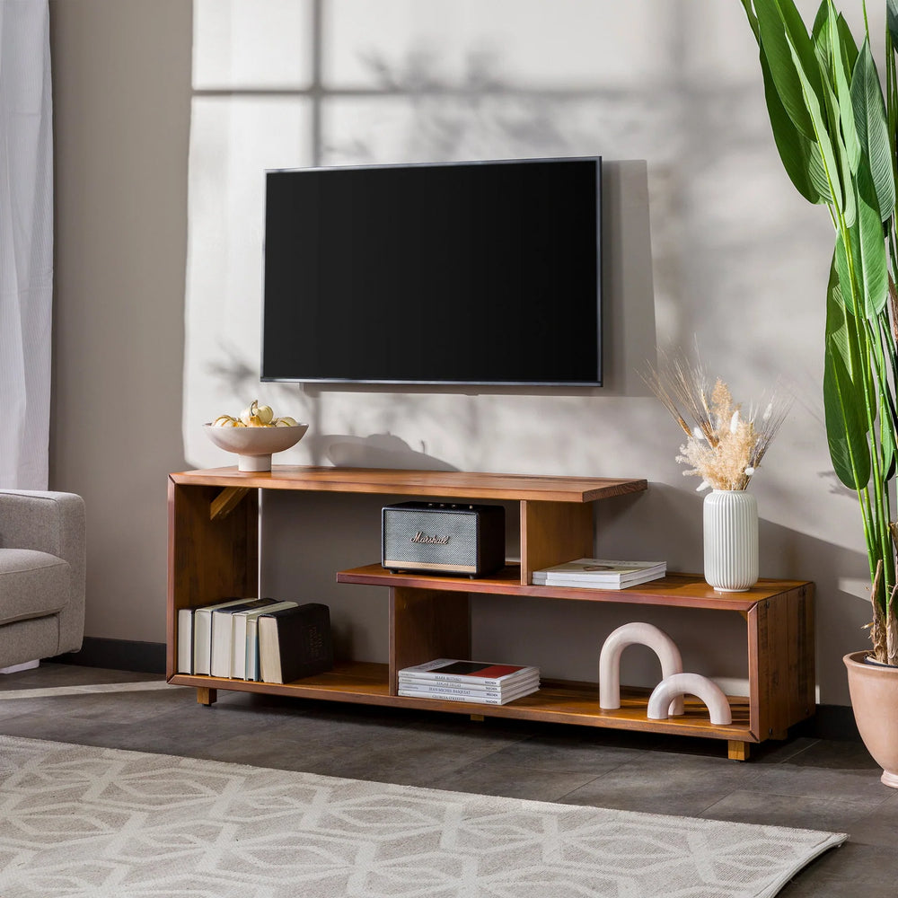 Rustic Solid Wood TV Stand Hydro