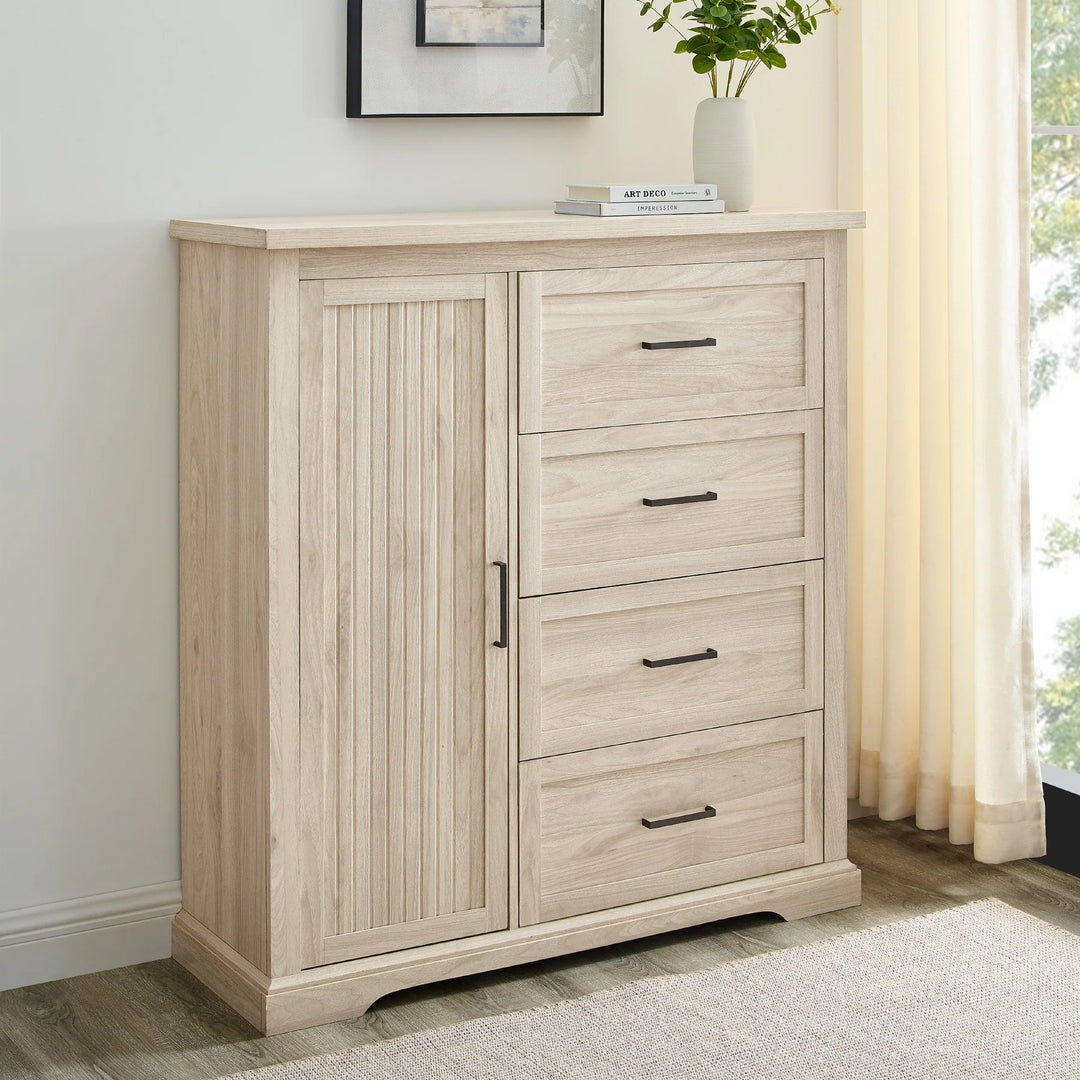 Grooved Wardrobe Birch Anyah