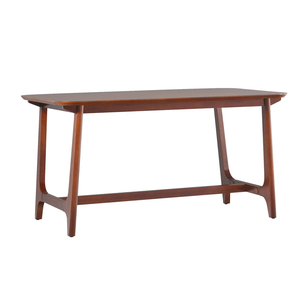 Dining Table with Trestle Base  Walnut Lenworth