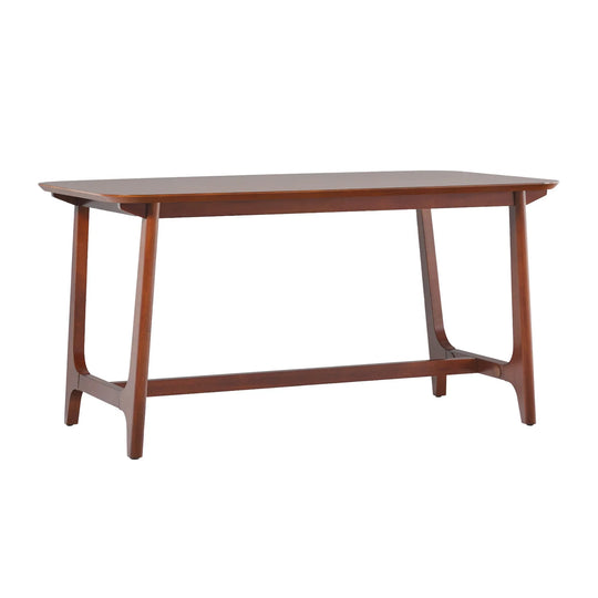 Dining Table with Trestle Base  Walnut Lenworth