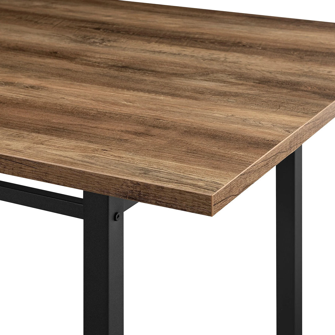 Wood and Metal Dining Table Tennie