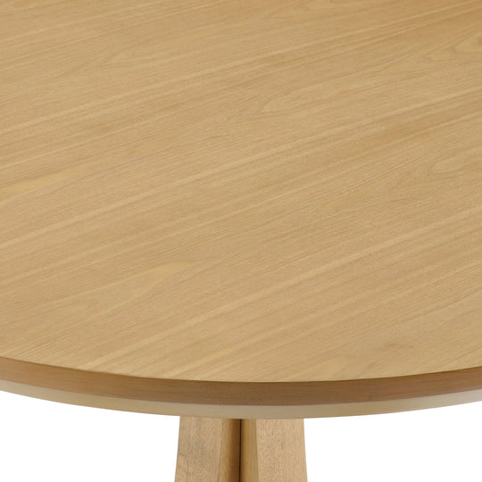 Round Dining Table Rustic Oak Ickes