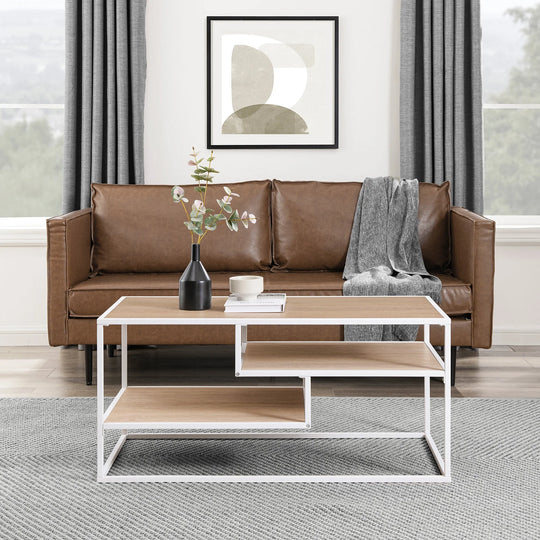 Metal Coffee Table White Nykea