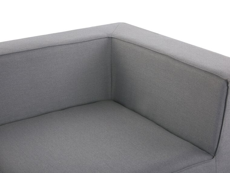 4 Seater Modular Garden Sofa Set Grey Arezzo