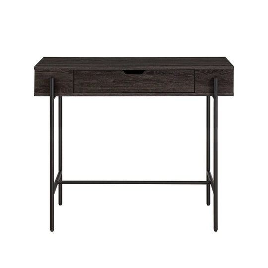 Modern 1 Drawer Console Table Charcoal Miller