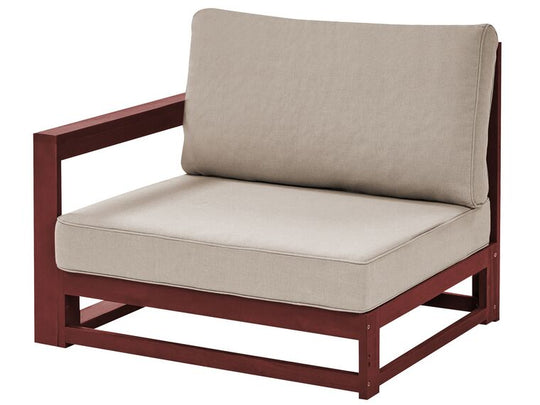 4 Seater Certified Acacia Wood Garden Sofa Set Mahogany Brown Timor II