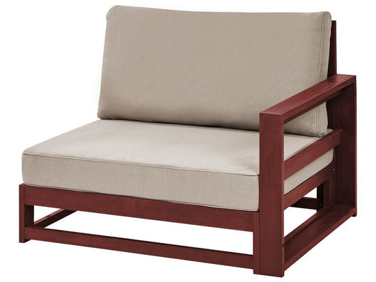 4 Seater Certified Acacia Wood Garden Sofa Set Mahogany Brown Timor II