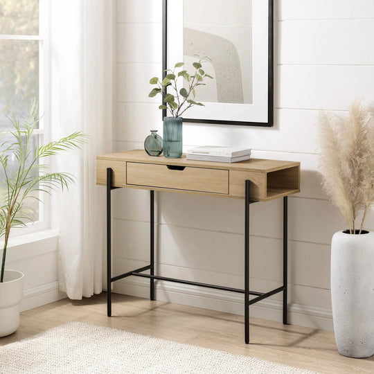 Modern 1 Drawer Console Table Miller