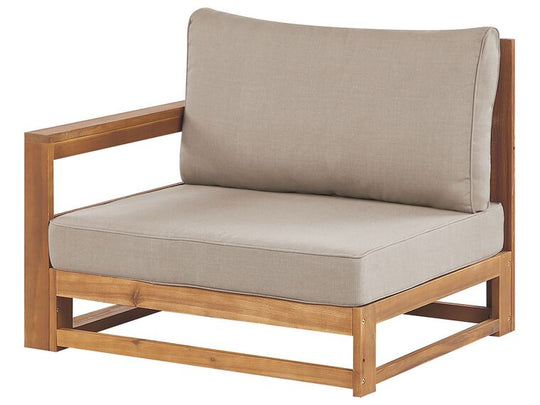 4 Seater Certified Acacia Wood Garden Sofa Set Light Timor II