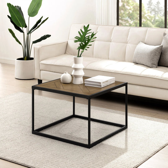 Coffee Table with Parquet Top Lorinda