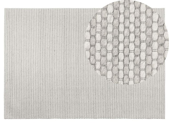 Wool Area Rug 140 x 200 cm Light Grey Kilis 279.99 -29%