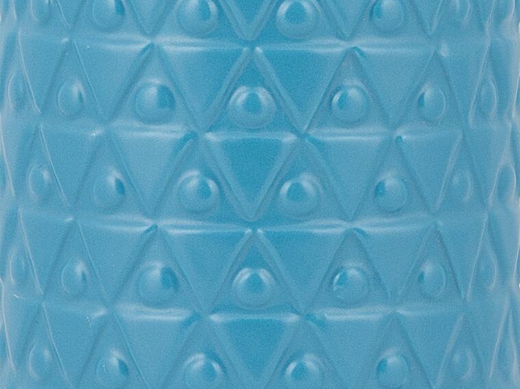 Stoneware Decorative Vase 39 Cm Blue Arsin
