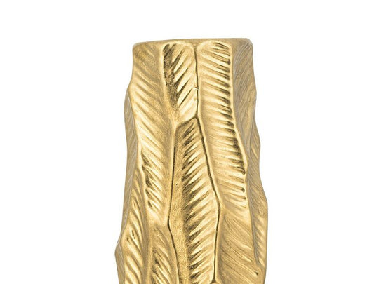 Stoneware Decorative Vase 37 Cm Gold Zafar