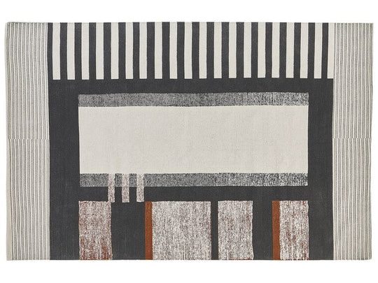 Rectangular Cotton Area Rug 160 x 230 cm Multicolour Kakinada