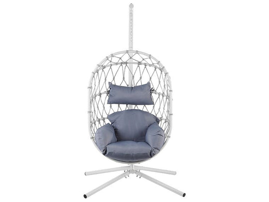 Hanging Chair with Stand White Adria