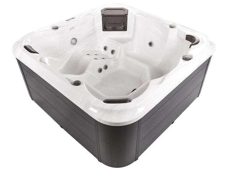 Square Hot Tub With Led White Tularosa