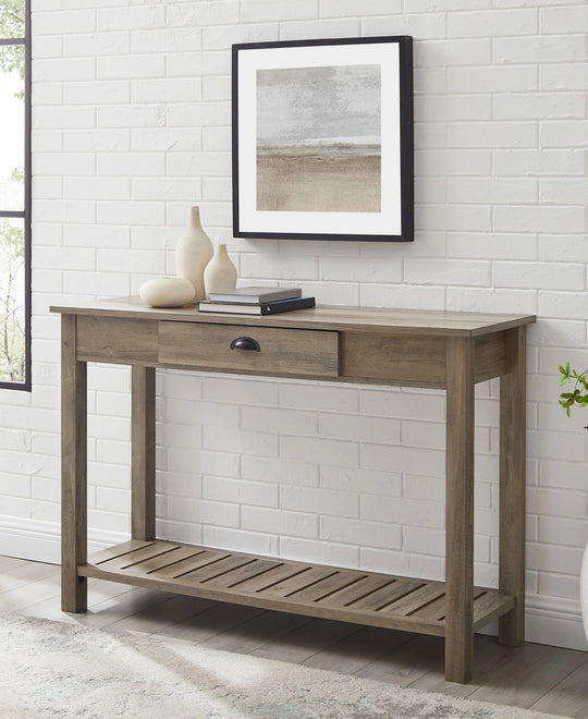 Console Table Grey Wash Romar